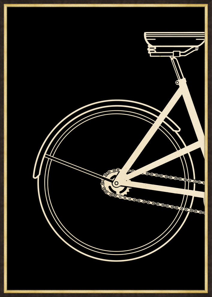 Tandem Bicycle 2A Tryptic, Giclee Reproduction Artwork