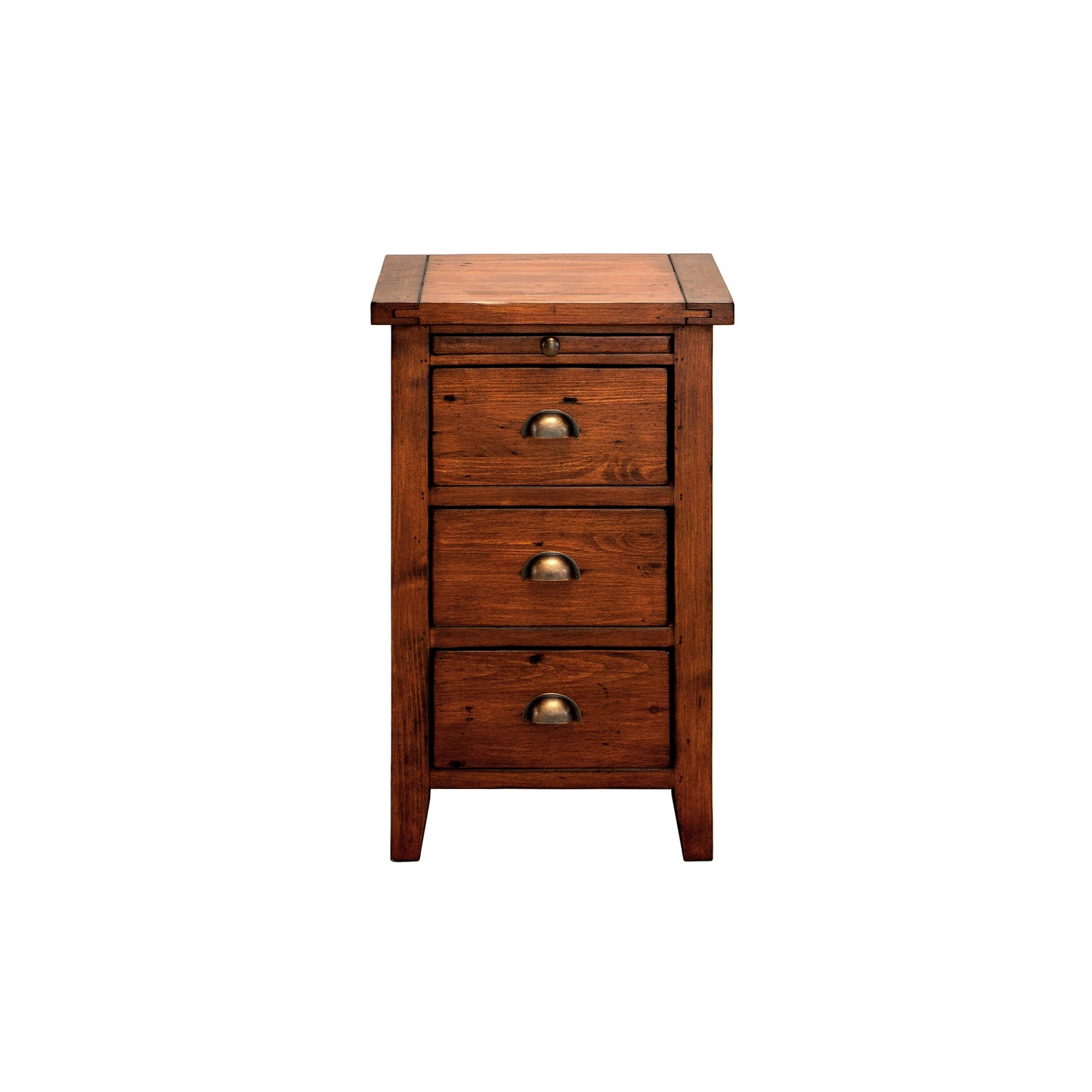 Irish Coast 3-Drawer Nightstand, Brown