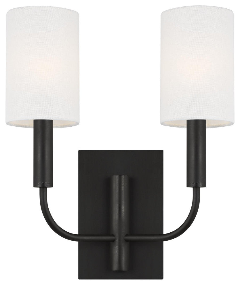 Brianna Double Sconce, Aged Iron