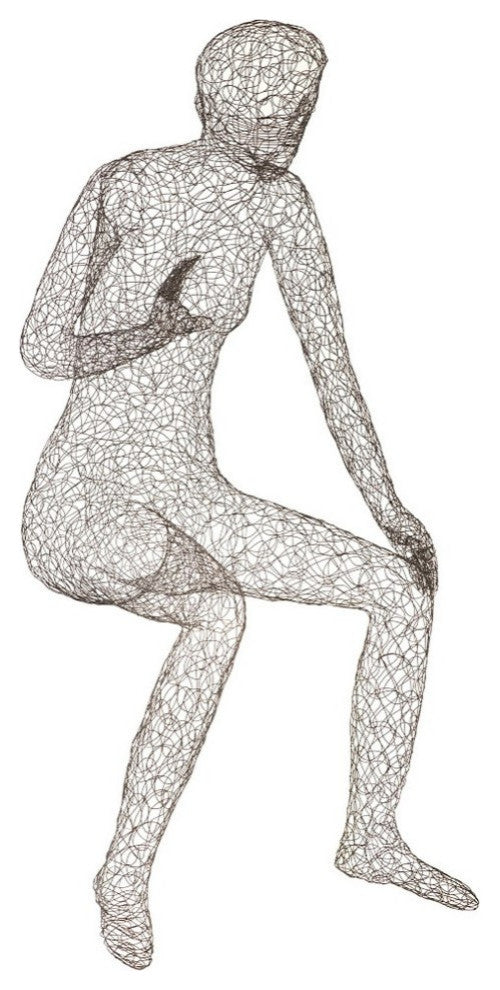 Crazy Wire Lounging Female