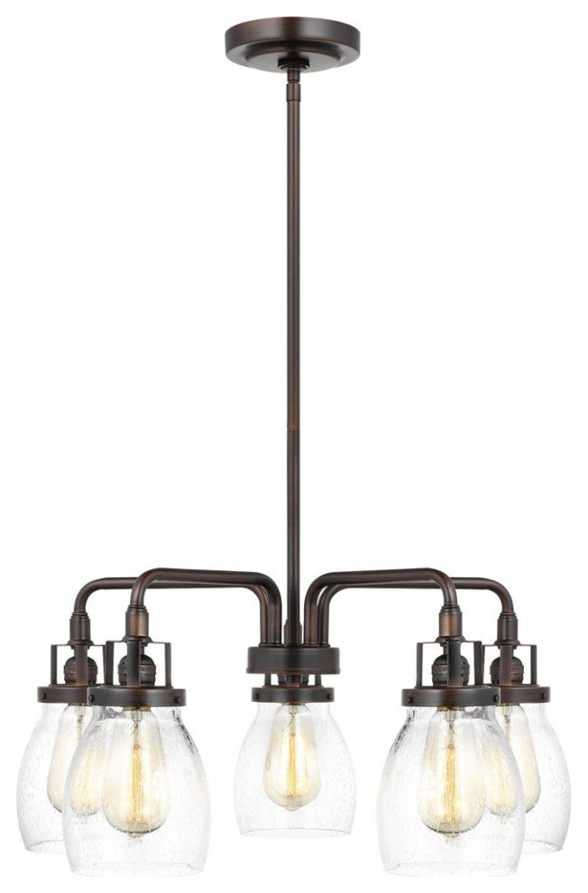 Sea Gull Belton 5-LT Chandelier 3114505EN7-710 - Bronze