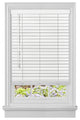 Cordless GII Madera Falsa 2" Faux Wood Plantation Blind 43x64, White