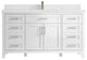 Cambridge 60 Single Bathroom Vanity in White 2" Empira Quartz