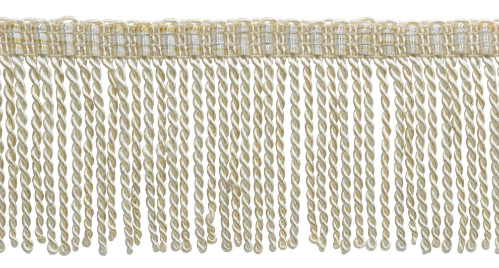 Thin Bullion Fringe Trim, Style# BFT3, Color# 5055 - Seashell Ivory [10 Yards]