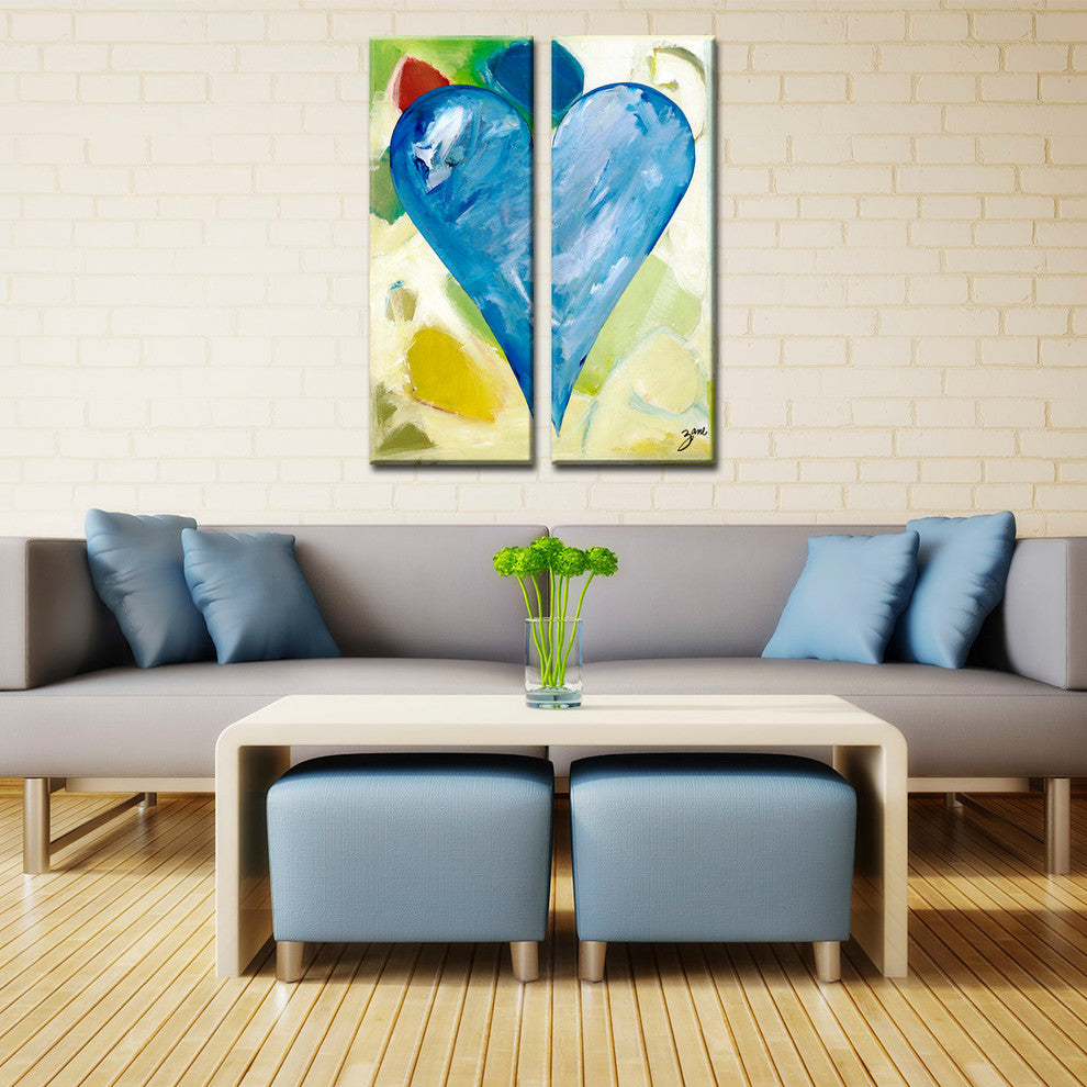 Heartwork "Zurich" 2-Piece Canvas Art Set, 30"x12"