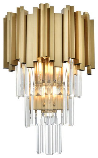 Home Living 12" Wall Sconce, Satin Gold