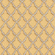 Geometric Textured Wallpaper, Trellis Pattern, Beige Ocher Yellow, Sample