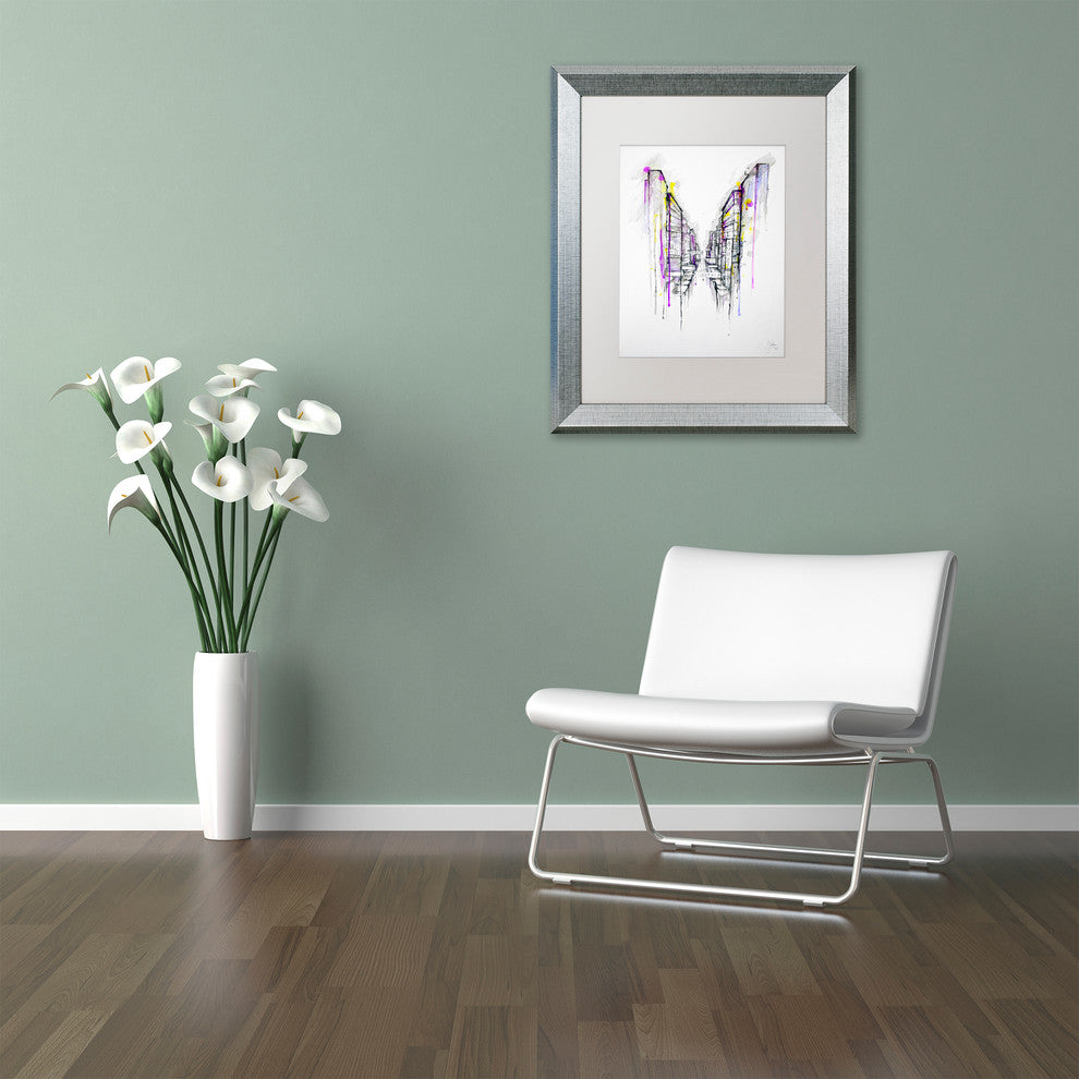 Marc Allante 'This City Sleeps' Art, Silver Frame, White Mat, 20x16