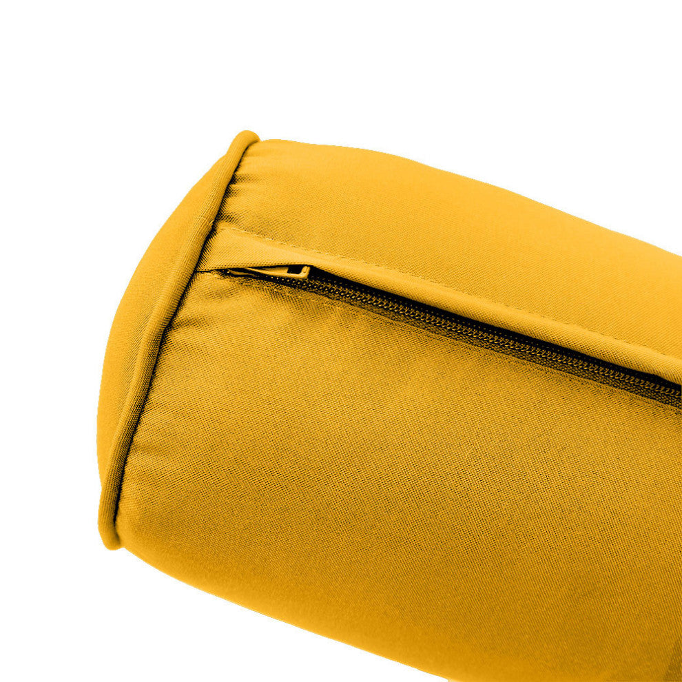 Style 6 Twin Size Pipe Trim Bolster Pillow Cushion Outdoor Slip Cover ONLY AD108