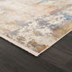 Distressed Modern Abstract Area Rug, 2' X 6'