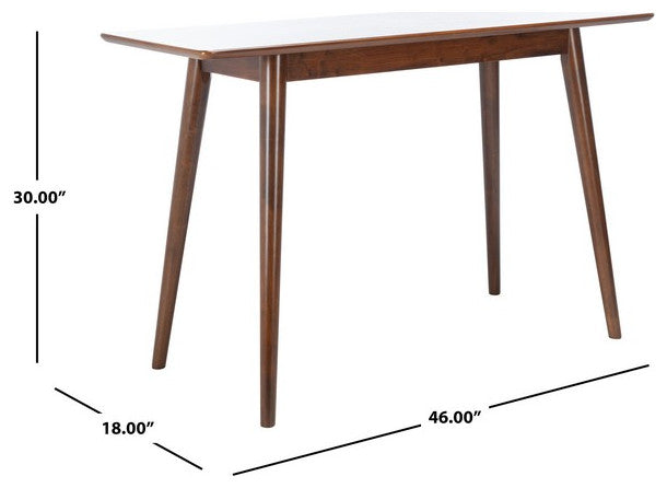 Safavieh Sasharose Makeup Table Walnut