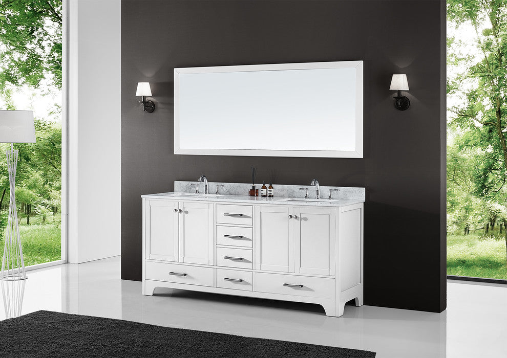 72" Double Sink Bathroom Vanity Base