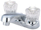 Elite Two Handle Bathroom Faucet, Polished Chrome