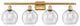 Innovations Lighting 516-4W-SG-G124-8 Athens 4 Light 36" Bath Vanity Light