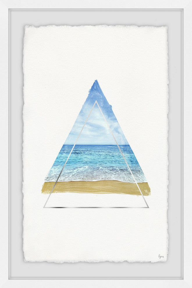 "Two Spheres" Framed Painting Print, 12"x18"