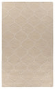 Mystica Contemporary Area Rug, Ivory, 8'' Round