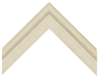 Kendall Framed Wall Mirror, Ivory, 20"x48"