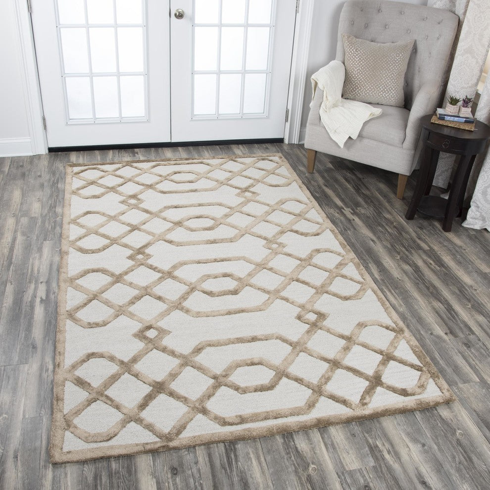 Rizzy Monroe ME317A Cream Rug