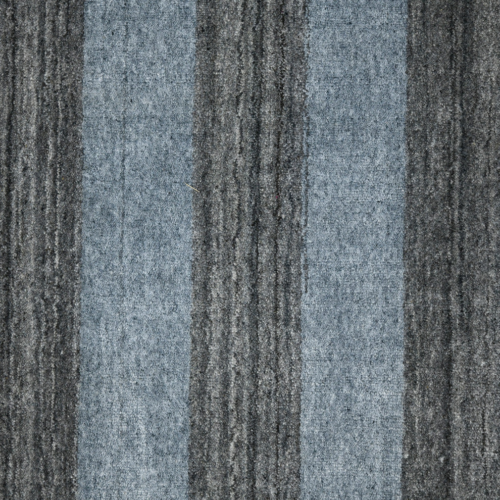 Blend Warwick Area Rug, Gray, 9' x 12', Striped