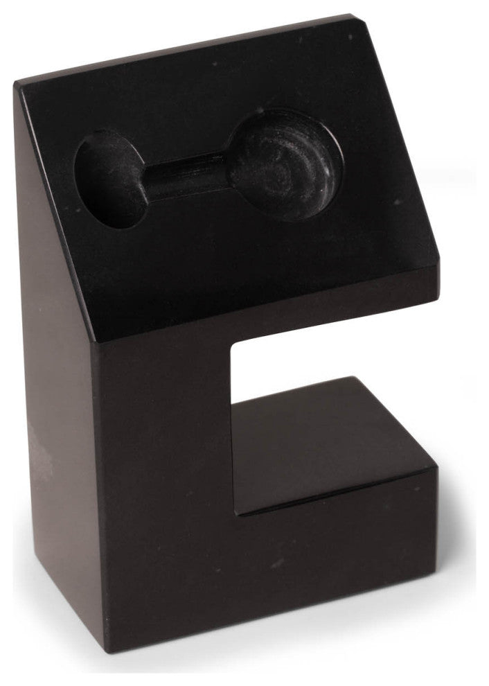 Hand Crafted Genuine Black Marble iWatch Charging Stand