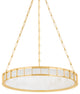 Leda 1 Light Chandelier, Brass