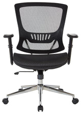 Mesh Screen Seat and Back Manager's Chair, Chrome Base