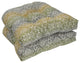 19" U-Shaped Premium Outdoor Tufted Chair Cushions, Set of 4, Festive Patina