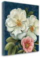 "Floral Damask III On Indigo" By Lisa Audit, Giclee Print on Gallery Wrap Canvas