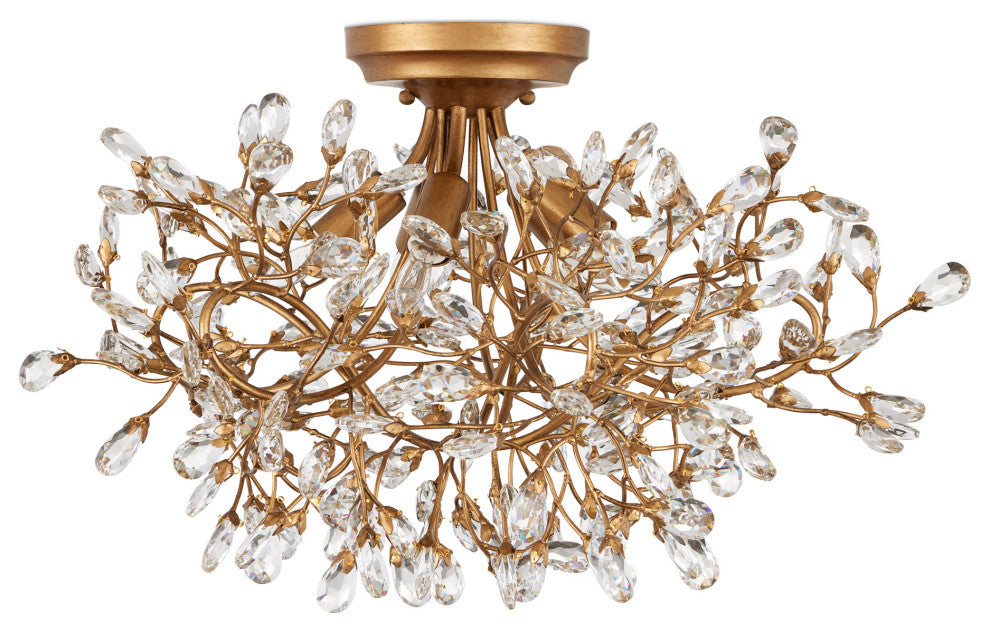 Crystal Bud Semi-Flush Mount