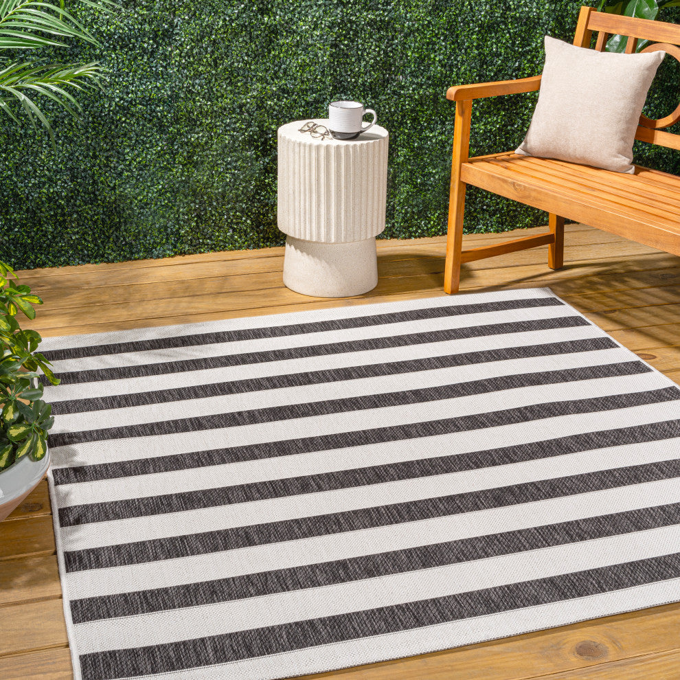 Aveiro Wide Stripe Indoor/Outdoor Area Rug