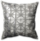 Griffin 16.5" Throw Pillow, Silver