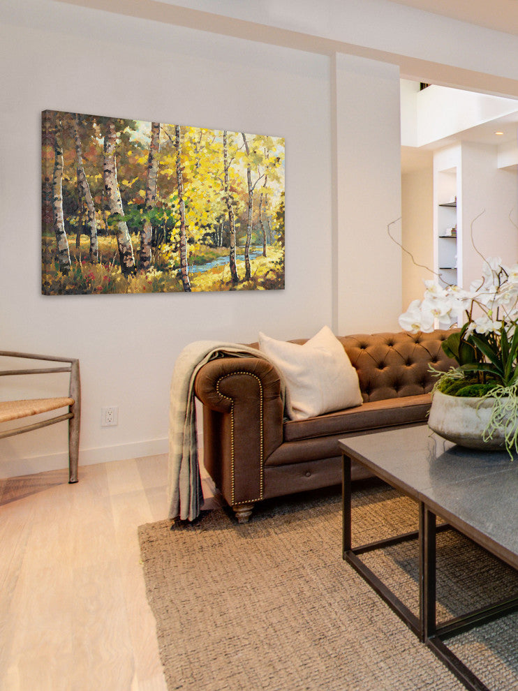 "October Landscape" Print on Canvas by Graham Reynolds