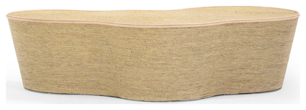 Slab Natural Seagrass Coffee Table