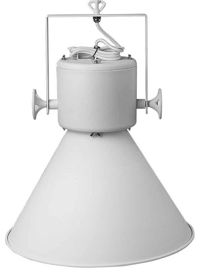 Crew 1-Light White Pendant