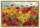 "Cosmos In The Field" By Danhui Nai, Framed Painting Print, Ready To Hang