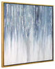 Frozen Rain Textured Metallic Hand Painted Framed Wall Art by Martin Edwards