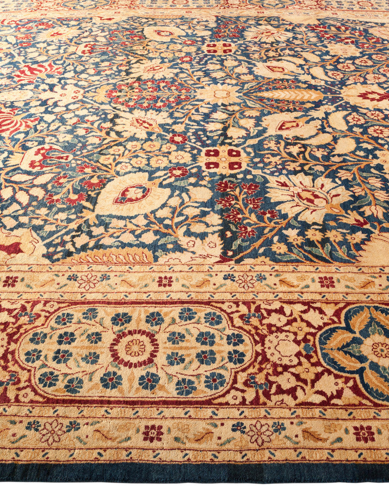 Mogul, One-of-a-Kind Hand-Knotted Area Rug Blue, 8'2"x10'4"