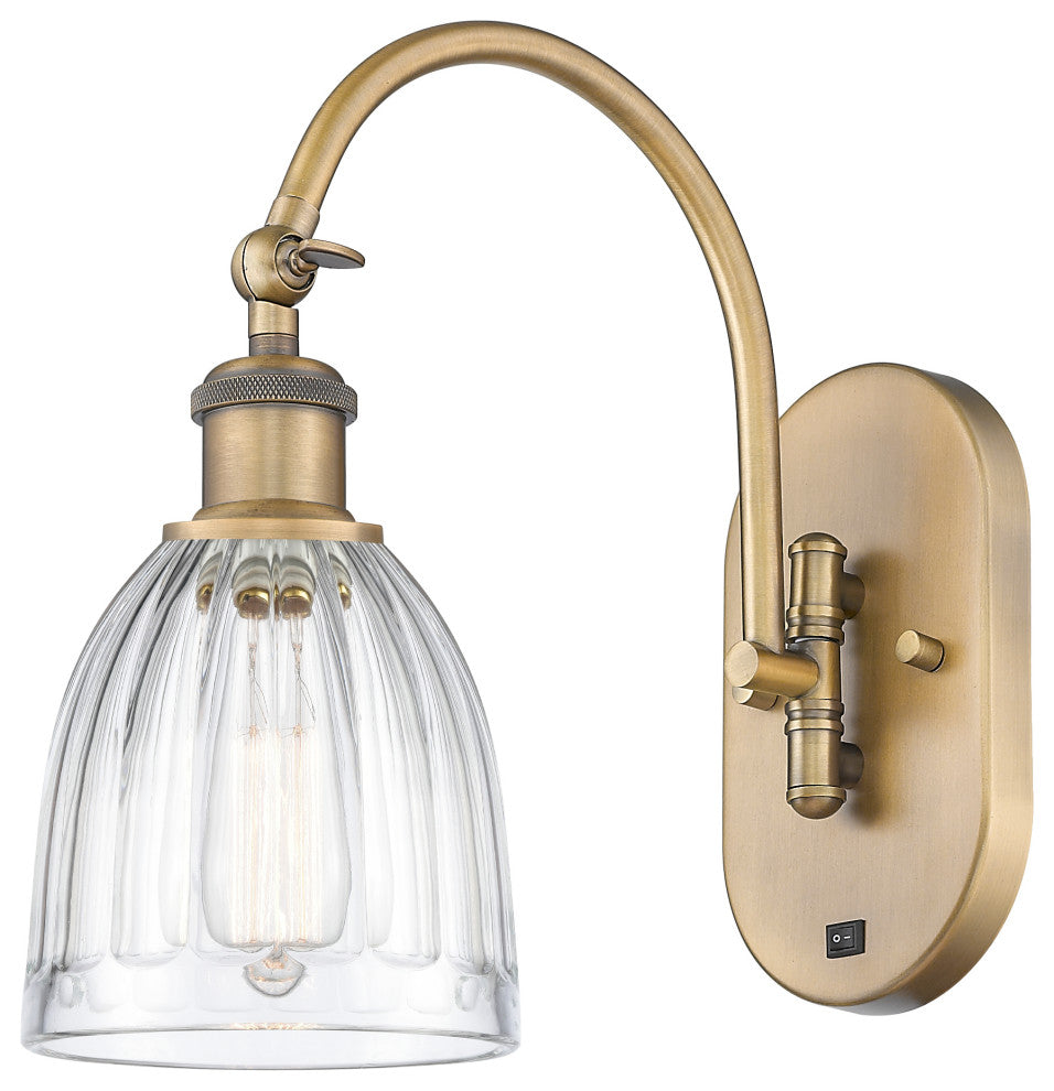 Innovations 518-1W-BB-G442 1-Light Sconce, Brushed Brass