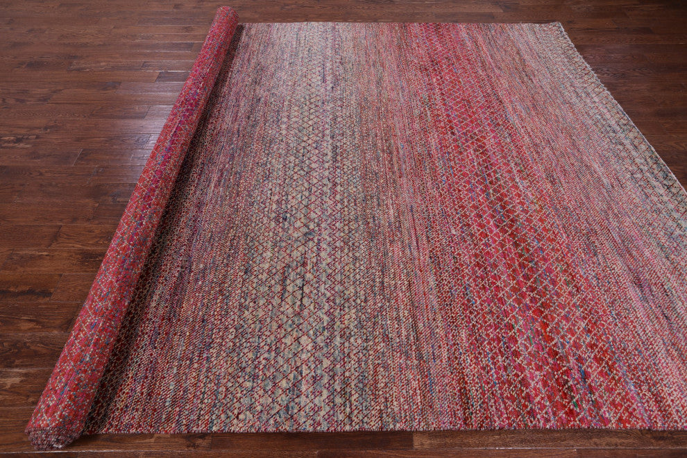 Hand Knotted Savannah Grass Wool Rug 9' 2" X 12' 2" - Q13589