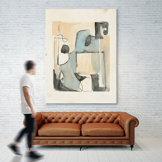 "Subdued Abstract II" Fine Art Giant Canvas Print, 54"x72"