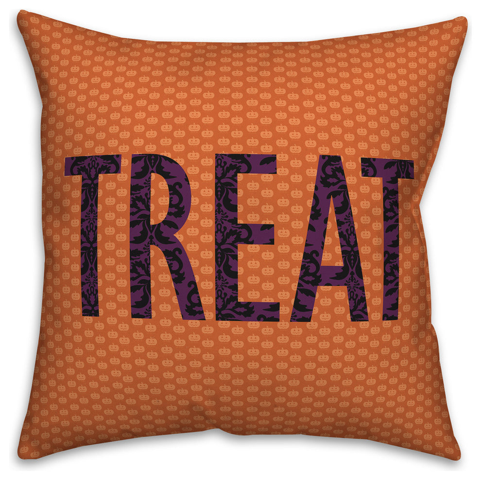 Trick Or Treat Throw Pillow