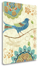 "Eastern Tales Birds I" By Daphne Brissonnet, Giclee on Gallery Wrap Canvas