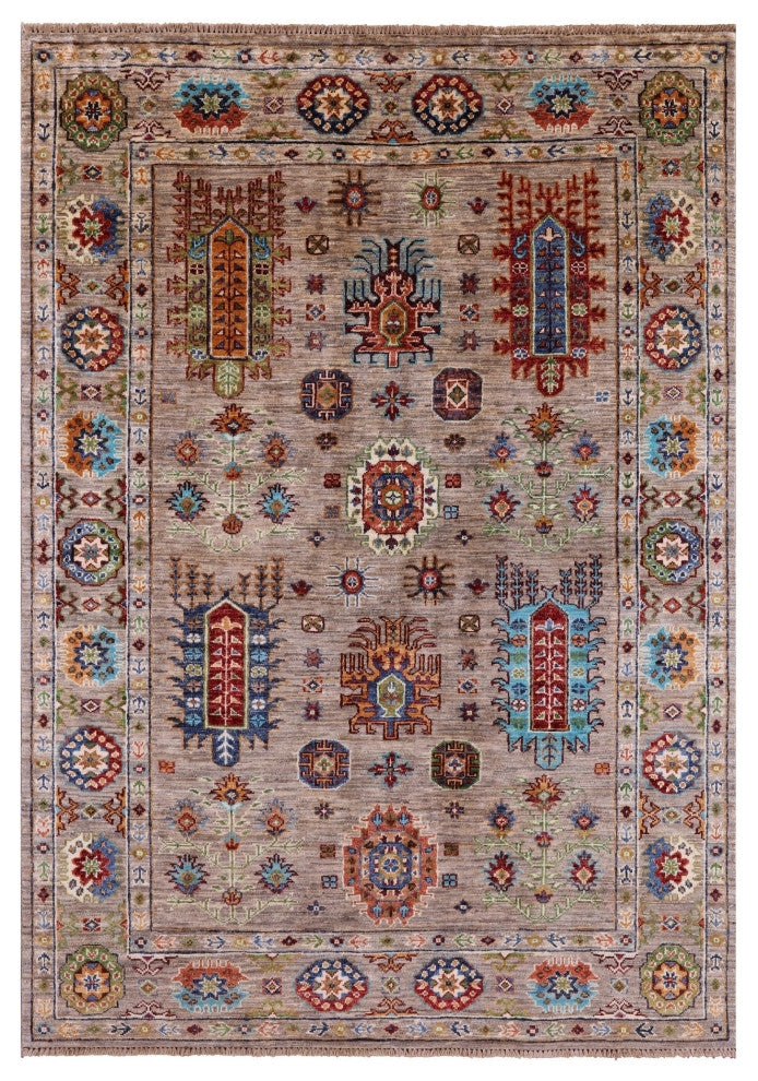 4' 1" X 5' 9" Persian Hand-Knotted Wool Rug - Q12581