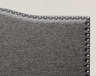Kiley Headboard, Full/Queen, Stone Fabric, Metal Headboard Frame Not Included