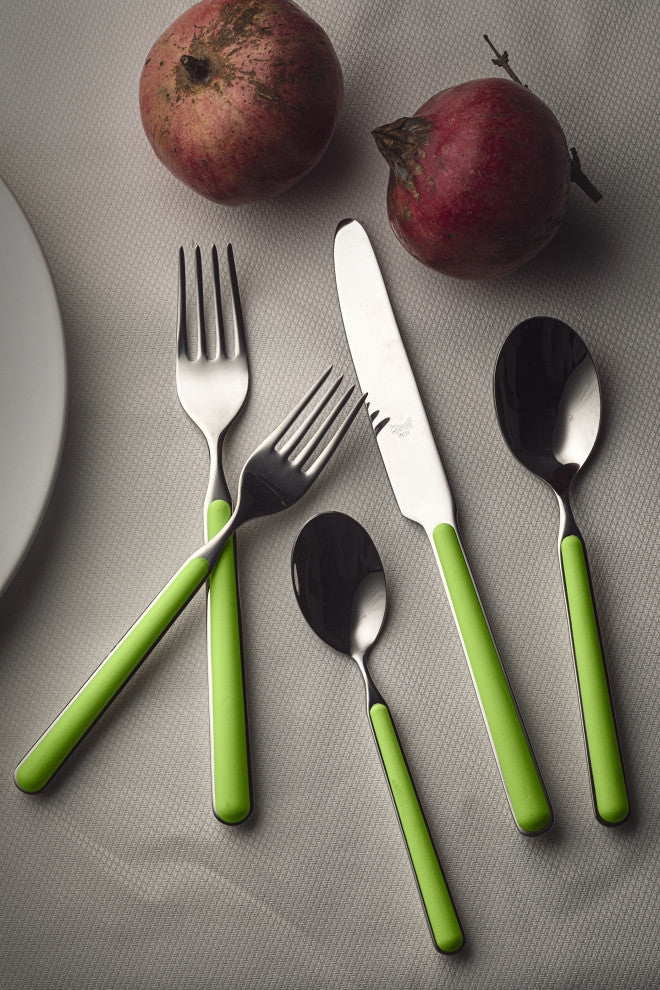 Fantasia Flatware, Acid Green, 5-Piece Set