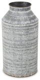 White Washed Galvanized Metal Jug