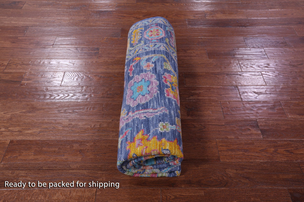 Turkish Oushak Hand-Knotted Wool Rug 6' 2" X 8' 10" - Q15666