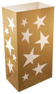 Luminaria Bags, Stars, Set of 24