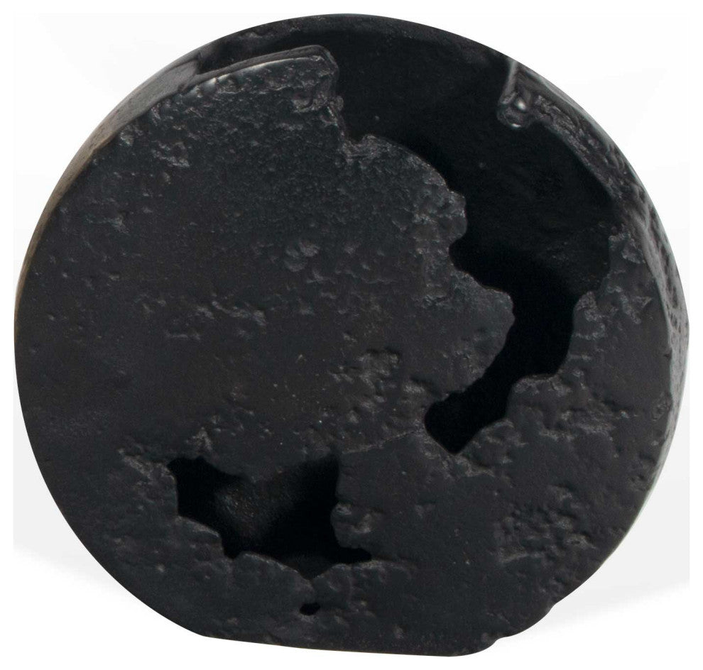 Atlas Vase, Small Black