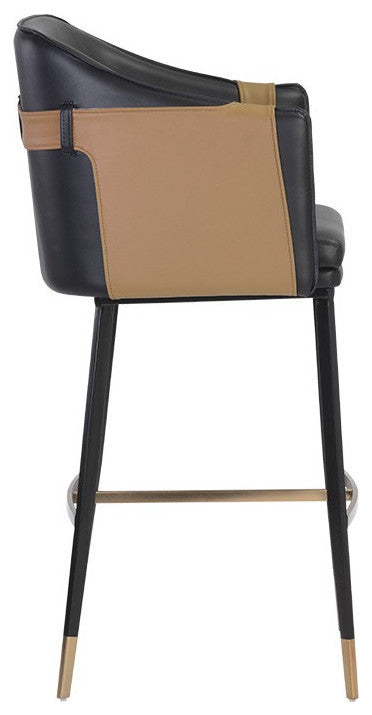 Carter Barstool, Napa Black/Napa Cognac